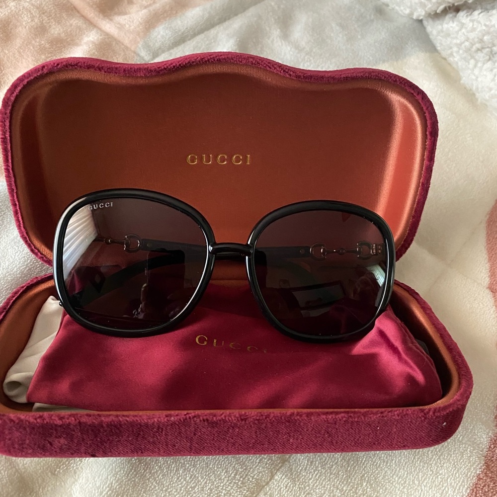 Gucci Horsebit Tubalor Oversized in Shiny Black